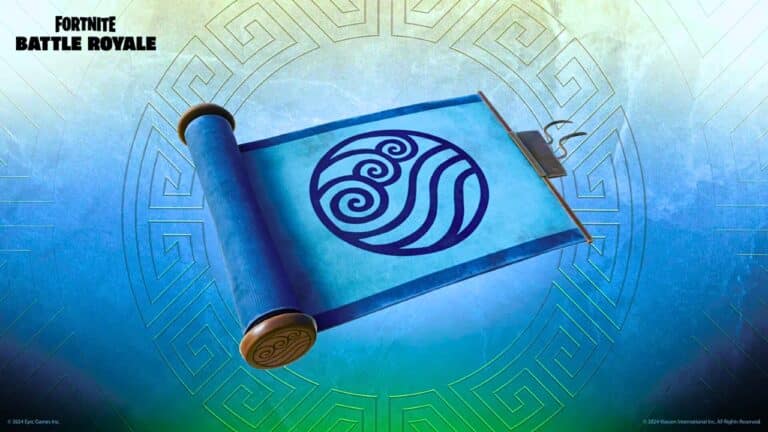 parchemin d eau fortnite korra avatar