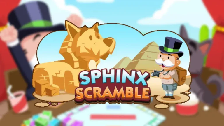 sphinx scramble monopoly go