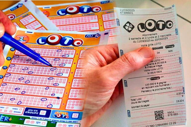 LOTO ticket gagnant