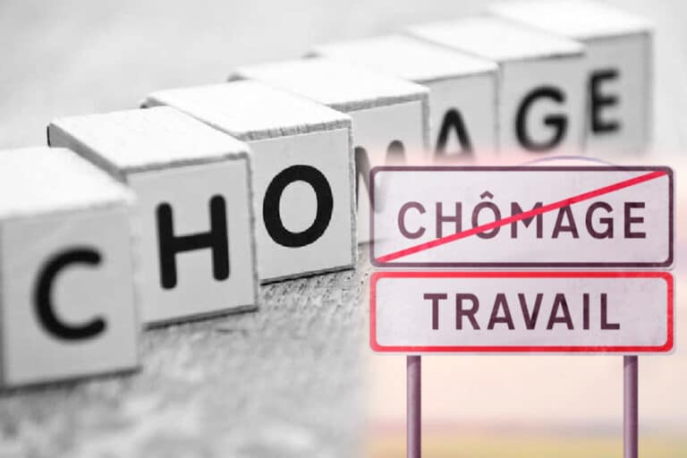 chomage panneau et des