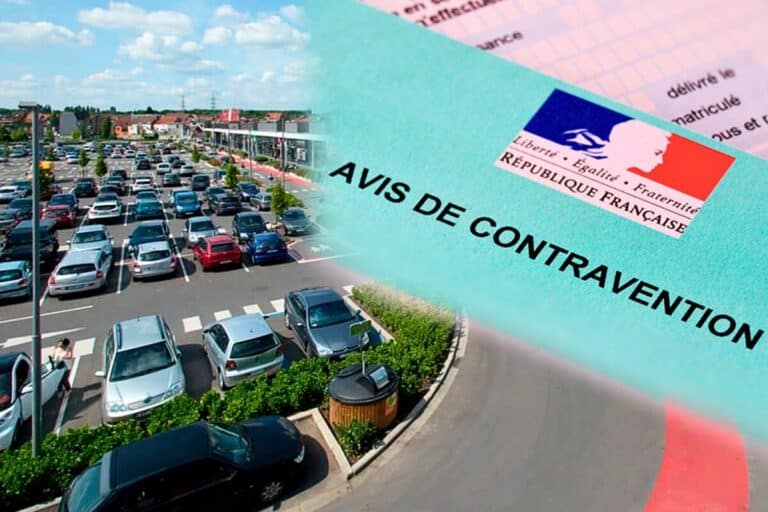 contravention parking supermarche