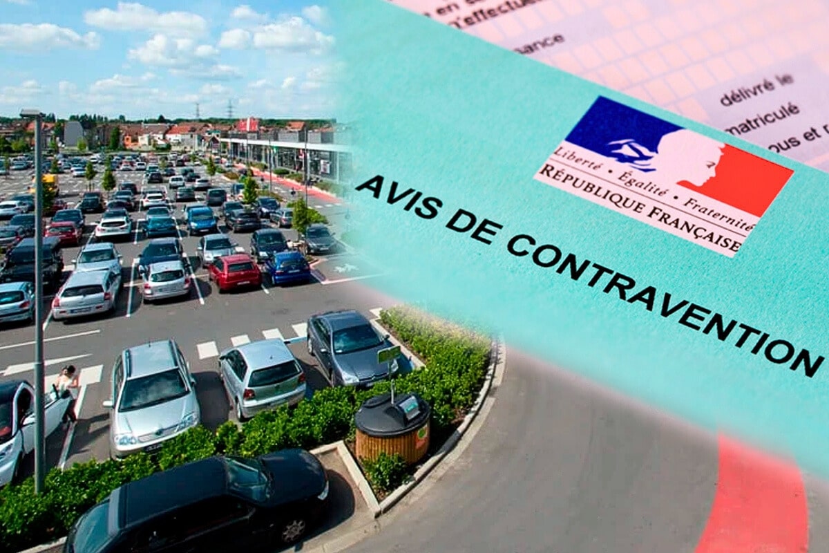 contravention parking supermarche