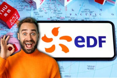 homme content edf energie