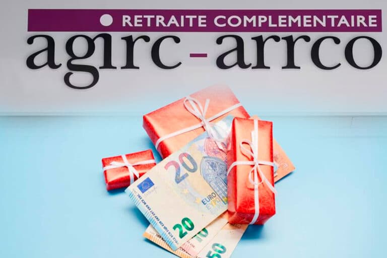 agirc arrco cadeau pensionne