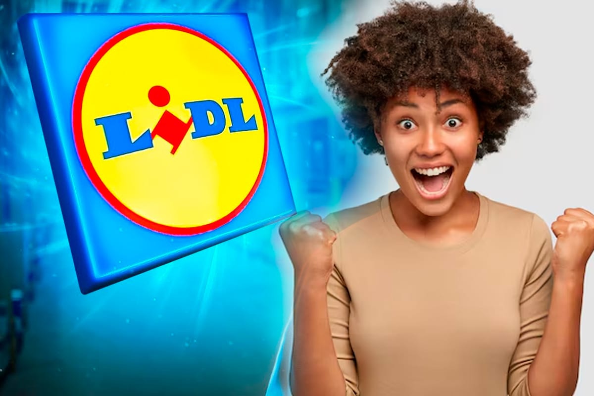 femme contente lidl