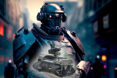 robot ia menacant