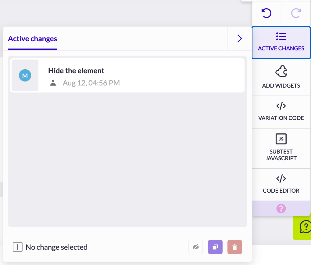 L'IA peut vous fournir le CSS et JavaScript à ajouter dans les outils comme Kameleoon ou AB Tasty (exemple ici).