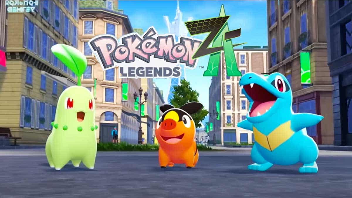 starter pokemon legend ZA